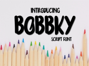 Bobbky Font Download