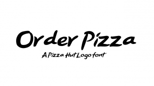 Order Pizza Font Download