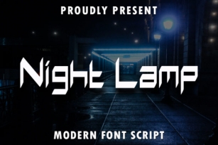 Night Lamp Font Download
