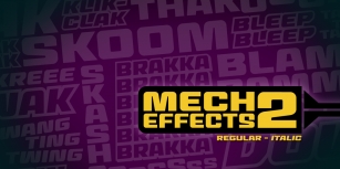MechEffects2 BB Font Download