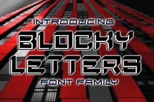 Blocky Letters Font Download