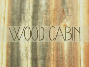 WoodCabi Font Download