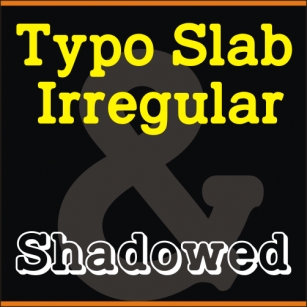 TypoSlab Irregular Dem Font Download