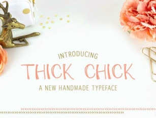 ThickChick Font Download