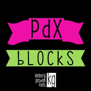 KG PDX Blocks Font Download