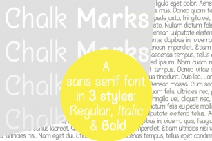 Chalk Marks Font Download