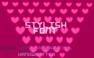 Stylish II Font Download