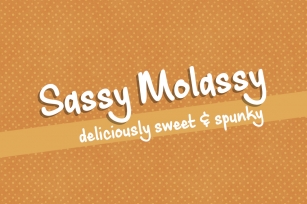 Sassy Molassy Font Download