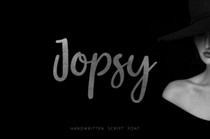 Jopsy. Handwritten Font Font Download