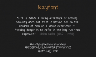 Lazyf Font Download