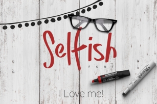 Selfish Font | -30% Intro Offer Font Download