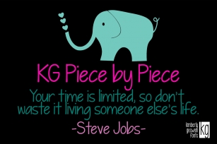 KG Piece by Piece Font Download