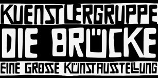 DK Die Bruecke Font Download
