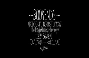 BookendsWithAccents Font Download