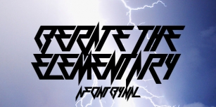 Berate The Elementary Font Download