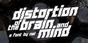 Distortion Of The Brain And Mi Font Download