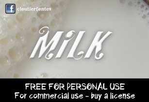 CF Milk Font Download
