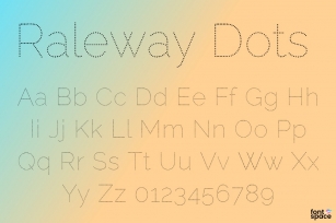 Raleway Dots Font Download