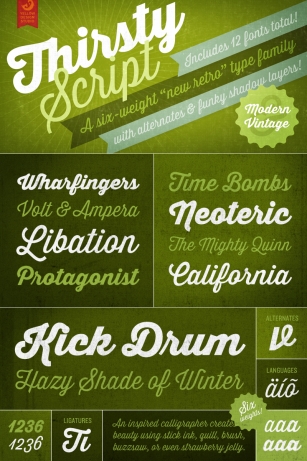 Thirsty Script Extrabold Font Download