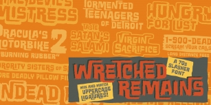 Wretched Remains BB Font Download