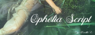 Ophélia Scrip Font Download