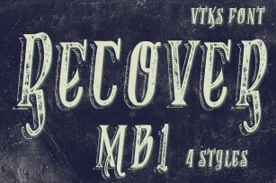 VTKS RECOVER MB 1 Font Download