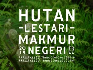 Hutan Lestari Font Download
