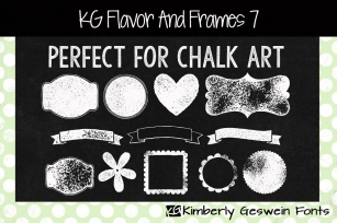KG Flavor And Frames Seve Font Download