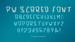 PWScared Font Download