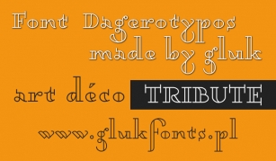 Dagerotypos Font Download