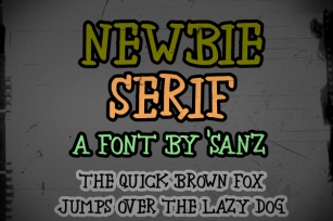Newbie serif Font Download