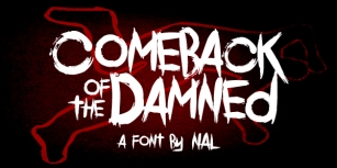Comeback Of The Damned Font Download