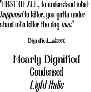 Nearly Dignified Font Download