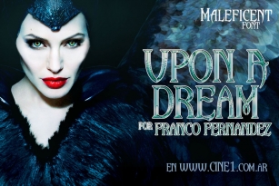 Upon A Dream (Maleficent) Font Download