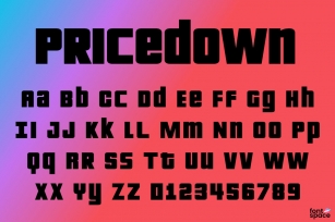 Pricedow Font Download
