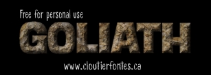 CF Goliath Dem Font Download