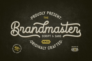 Brandmaster | Sanscript Duo Font Font Download