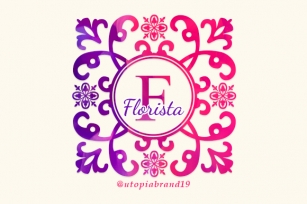 Florista Monogram Font Download