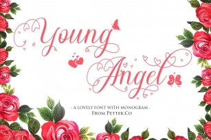 Young Angel Calligraphy Font Font Download