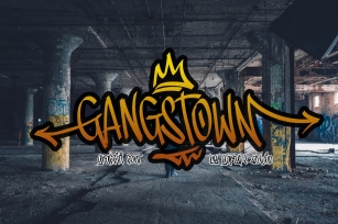 Gangstown GT - Graffiti Font Font Download
