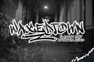 Waxedtown GT - Graffiti font Font Download