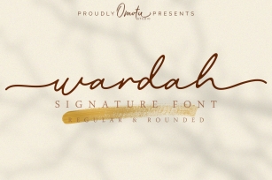 Wardah | Signature Font Font Download