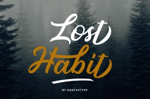 Lost Habit Font Download