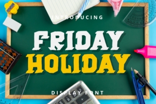 Friday Holiday Font Download