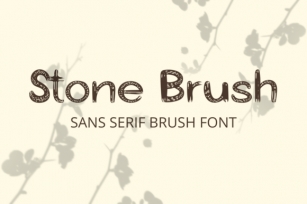 Stone Brush Font Download
