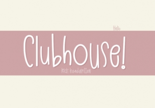 Clubhouse Font Download