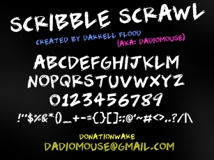 Scribble Scrawl Font Download