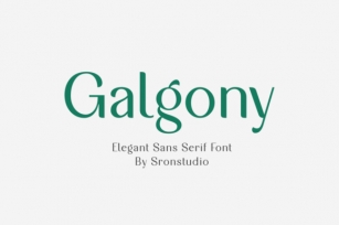 Galgony Font Download