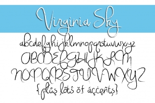 Virginia Sky Font Download