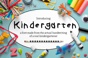 Kindergarten Handwriting Font Download